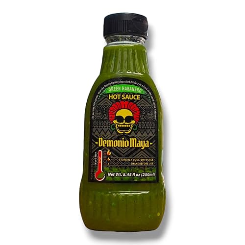 Miniatura 4 de DEMONIO MAYA HABANERO SALSA CALIENTE 3 PACK - ROJO, VERDE, NARANJA