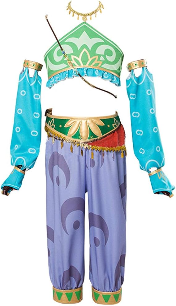 Anime Women's Gerudo Link Costume Cosplay Outfit Halloween