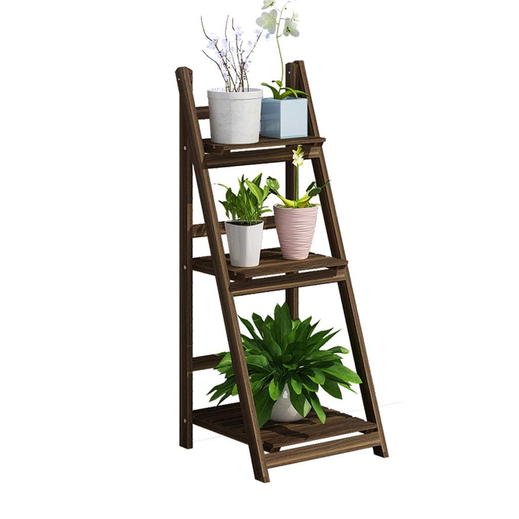 Échelle à 3 Niveaux, étagères d'angle Pliables, étagères d'angle, Affichage de Plantes de Jardin pour Balcon, Installation Non requise 42x40x106cm