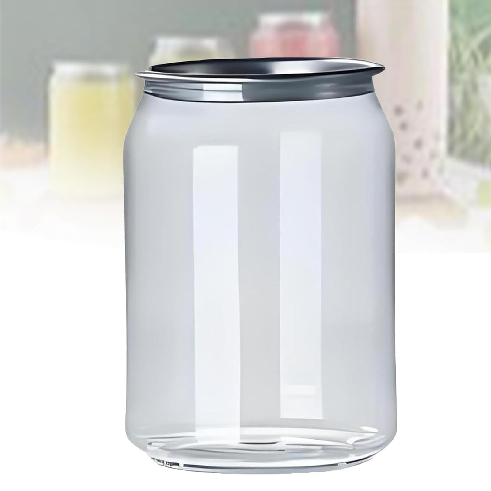 Pnpaea Leakproof Plastic Can Sealer Bottles,Compatible with Automatic Cup Sealer, 200-Pack,with Aluminum Caps, Clear Cups for Juice and Boba, 330ml