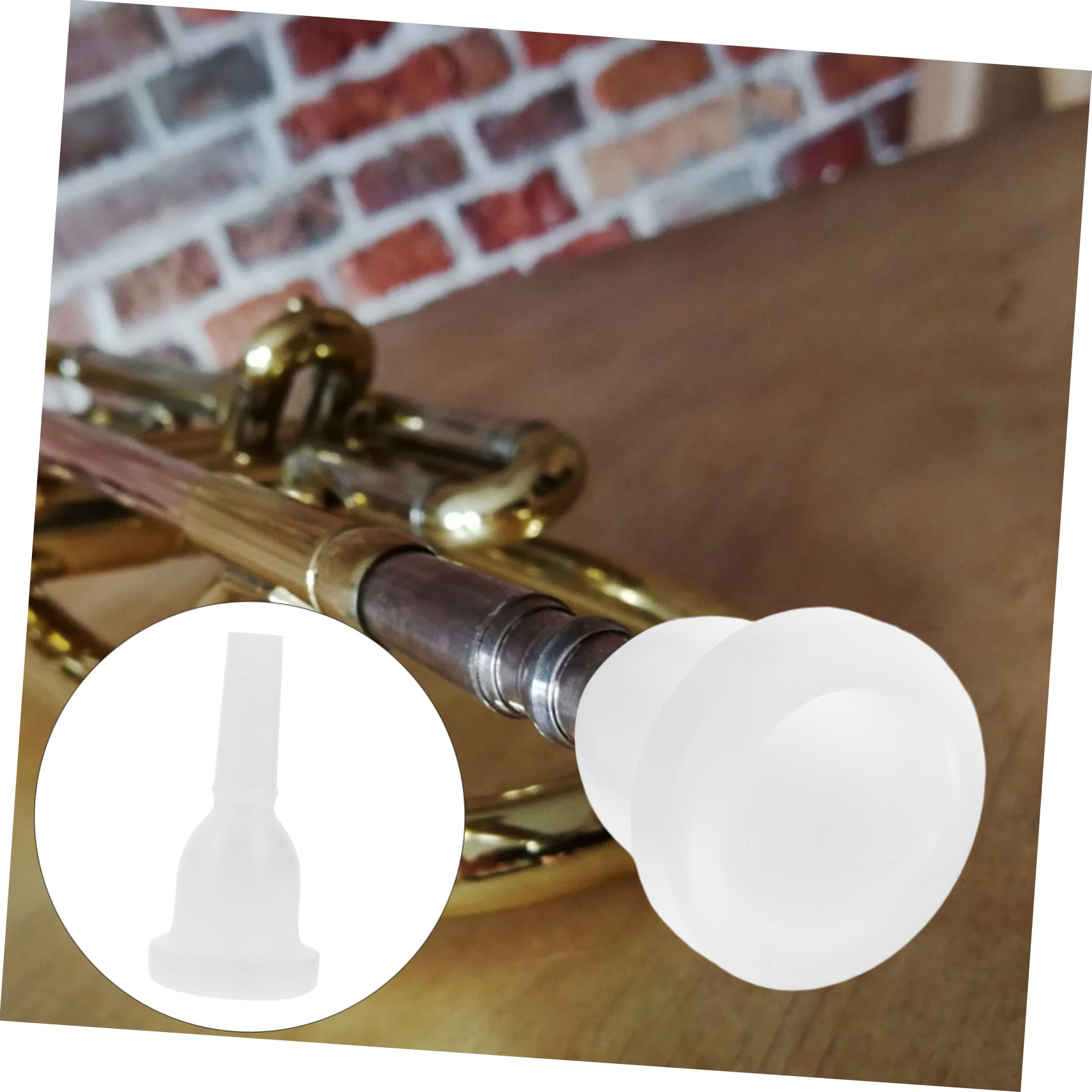 ERINGOGO Trombone Mouthpiece for Beginners Lightweight Instrument Accessory with Stable Performance for Rich Tone and Sound for Various Musical Occasions