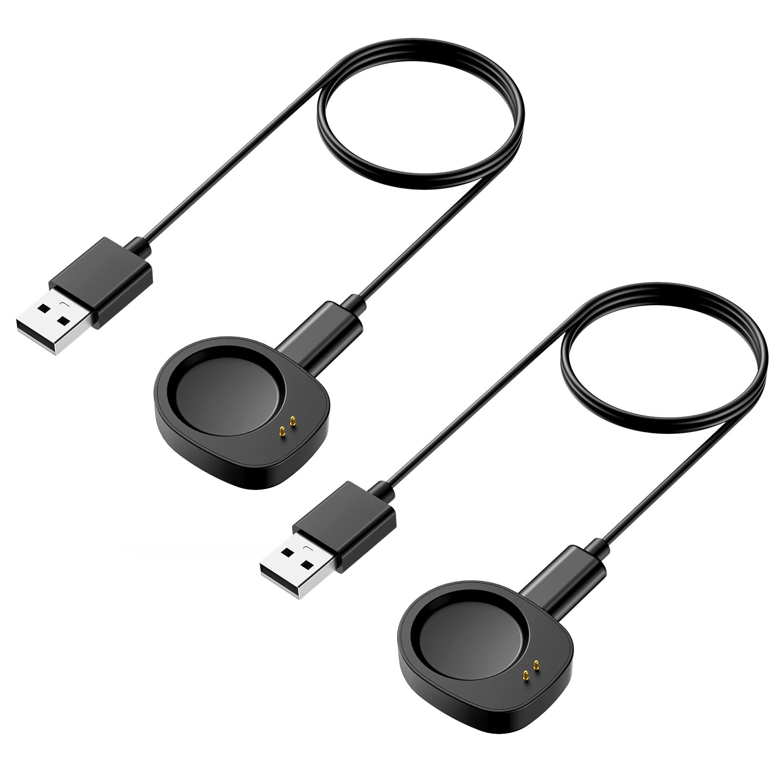 TiMOVO Dock Charger Compatible with Amazfit T-Rex 3/Active Max, 2 Pack