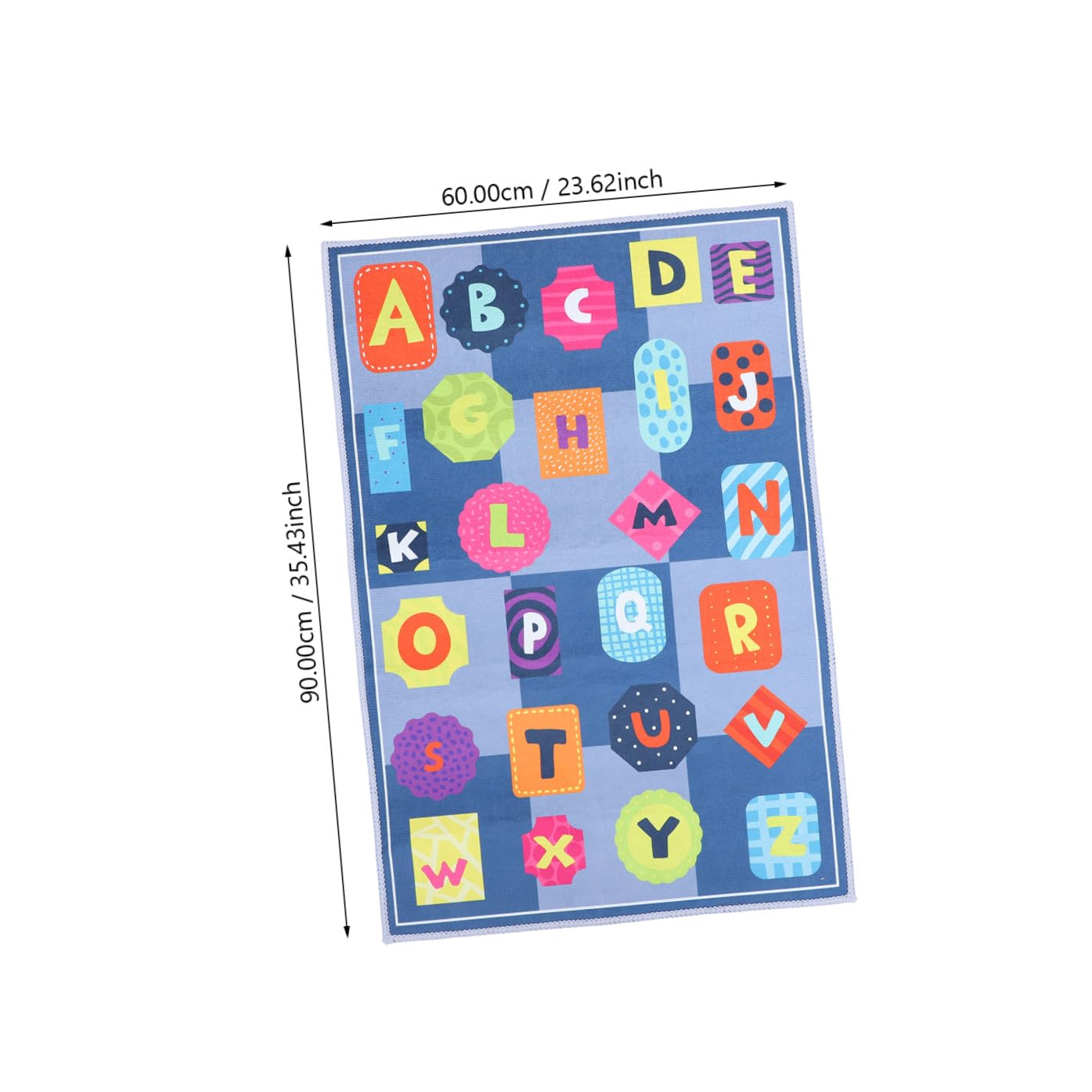 Spielteppich für Kinderzimmer und Spielzimmer, 1 Stück, Polyester