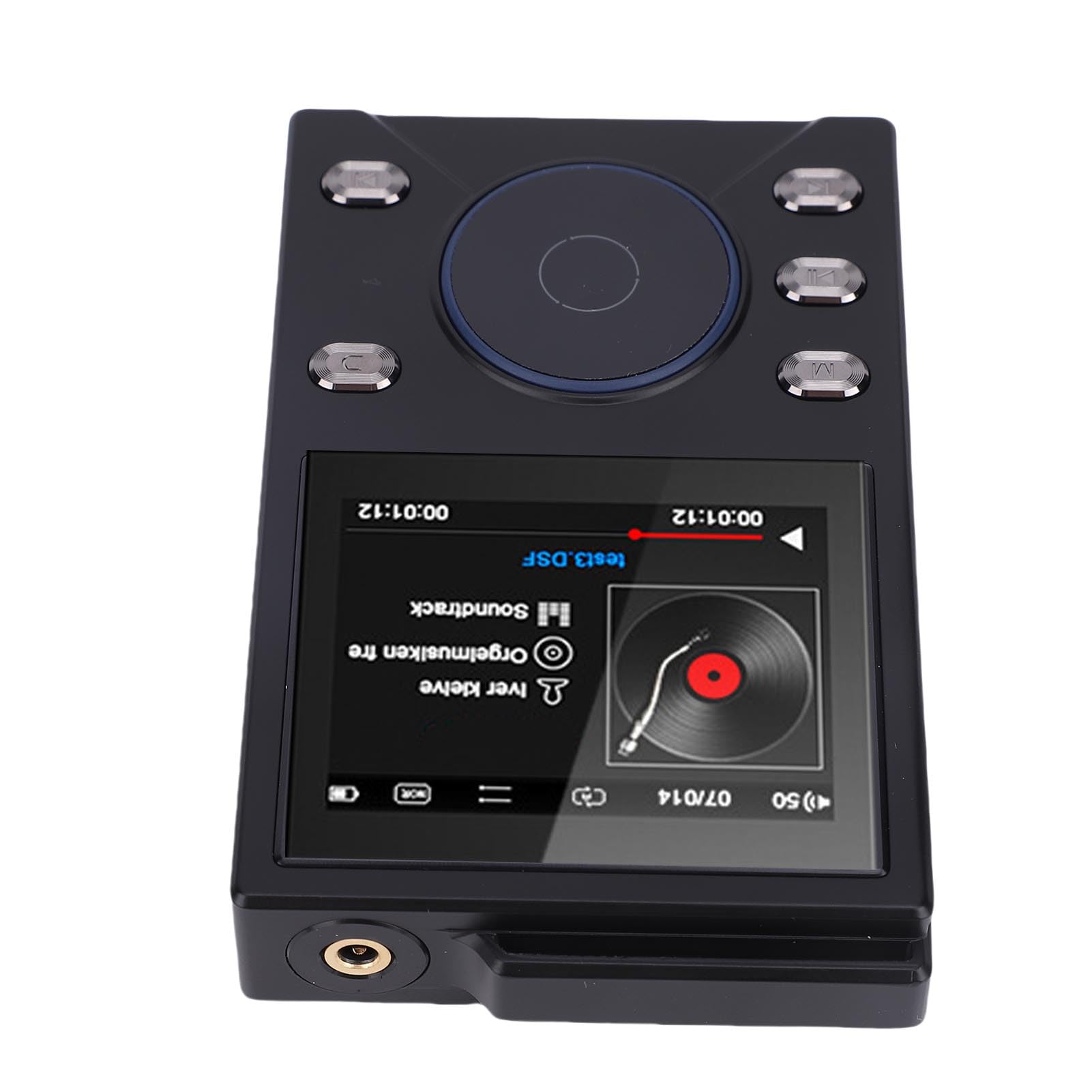 Ejoyous HiFi-MP3-Player, Digitaler Musikplayer aus Zinklegierung mit Bluetooth 5.4, 16 GB und Bis zu 256 GB, Verlustfreies DSD256 FLAC-Audio, 20-Stunden-Wiedergabe für Unterwegs und zu Hause