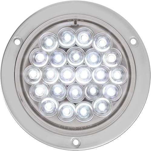 Miniatura 2 de GG Grand General 78244 Luz LED rojatransparente (4" Pearl Ss borde y coleta, lente)