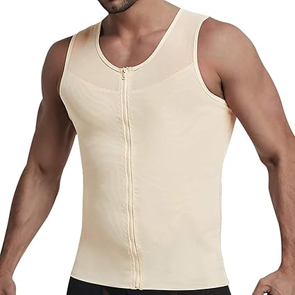 Débardeur Gainant Homme Ventre Plat - Compression, Matière Respirante, Sans Manches | Pour Sport, Quotidien, Effet Amincissant