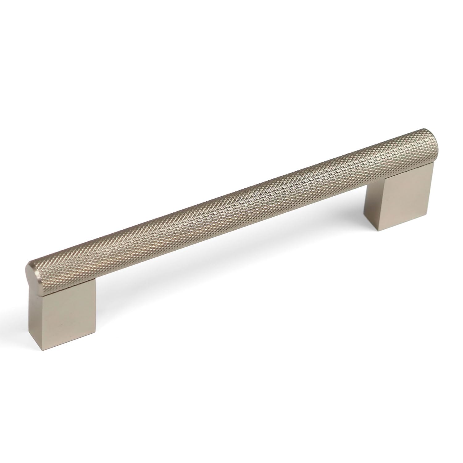 (128Mm Handle) 128Mm & 320Mm Brushed Nickel Knurled Handles Knob 5060796706642