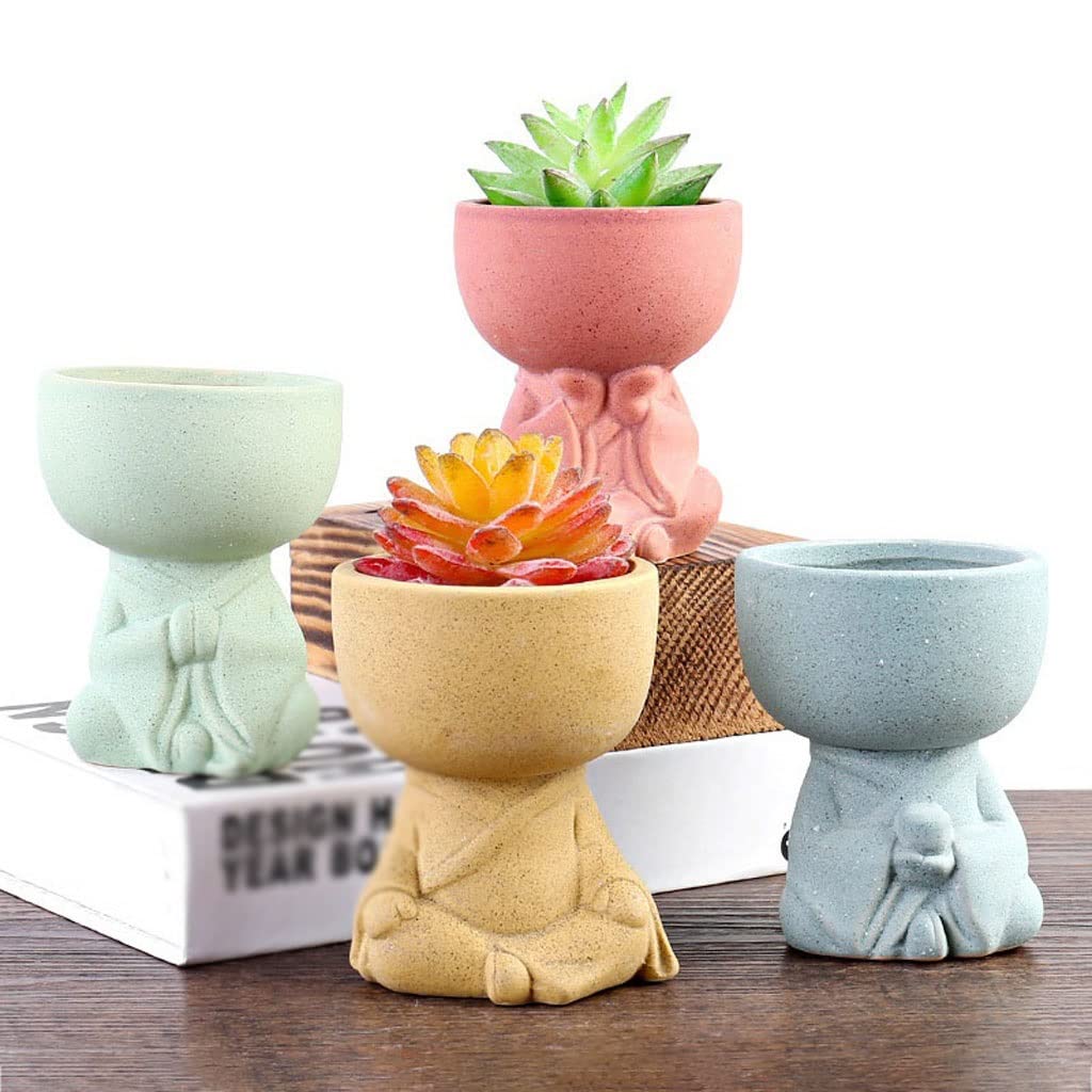 Doniczki do sadzenia Ceramiczne doniczki do kwiatów Buddy Doniczki do kwiatów Akcesoria do dekoracji domu Doniczki na sukulenty Dekoracja stołu do sadzenia Ozdobne doniczki do roślin