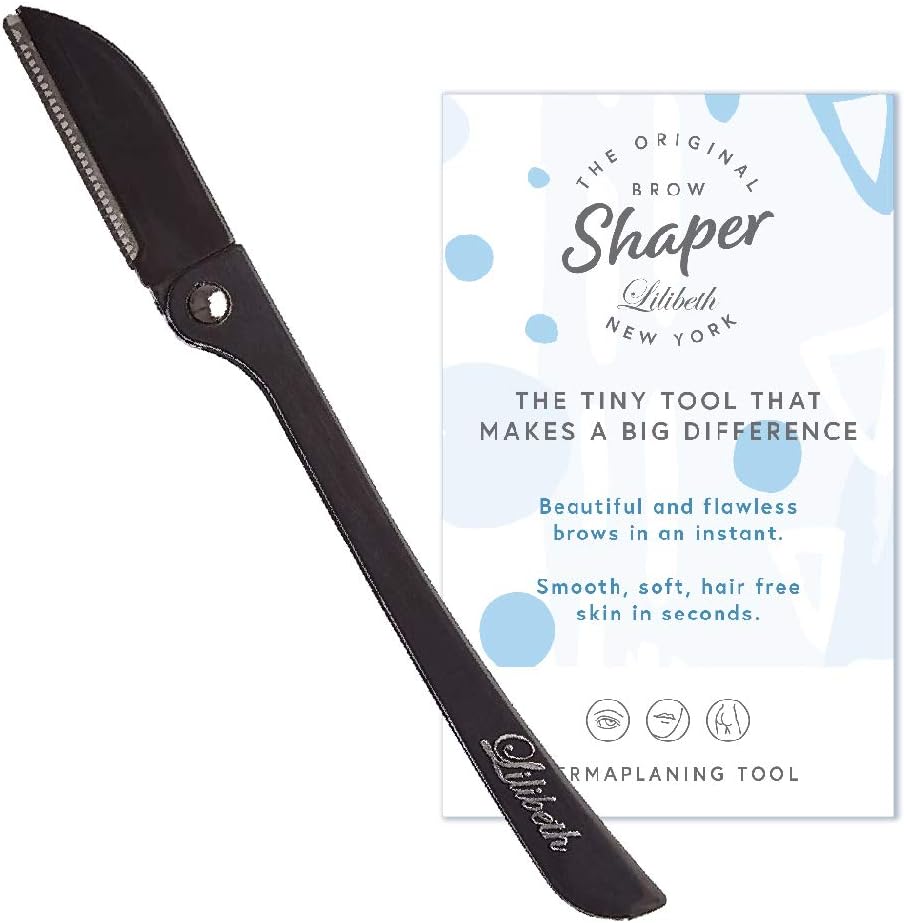 Eyebrow Shaper. Facial Razor, Luxury Brow Razor Shaper for Women. Hair Trimmer Shaver and Tough Up Tool.