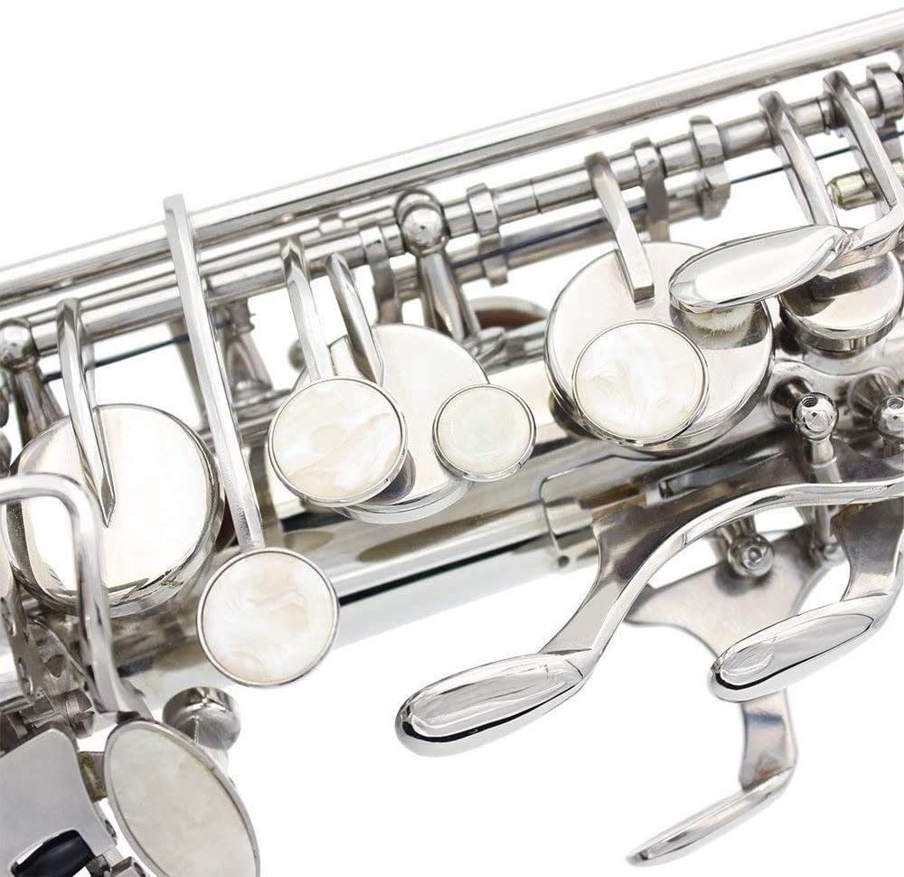 Alto Saxophone E flach antike Sax Full Kit für Studenten Anfänger, mit Tragen von Saxolenkasten Mundstück Riemen Reeds Stand Cork Fett