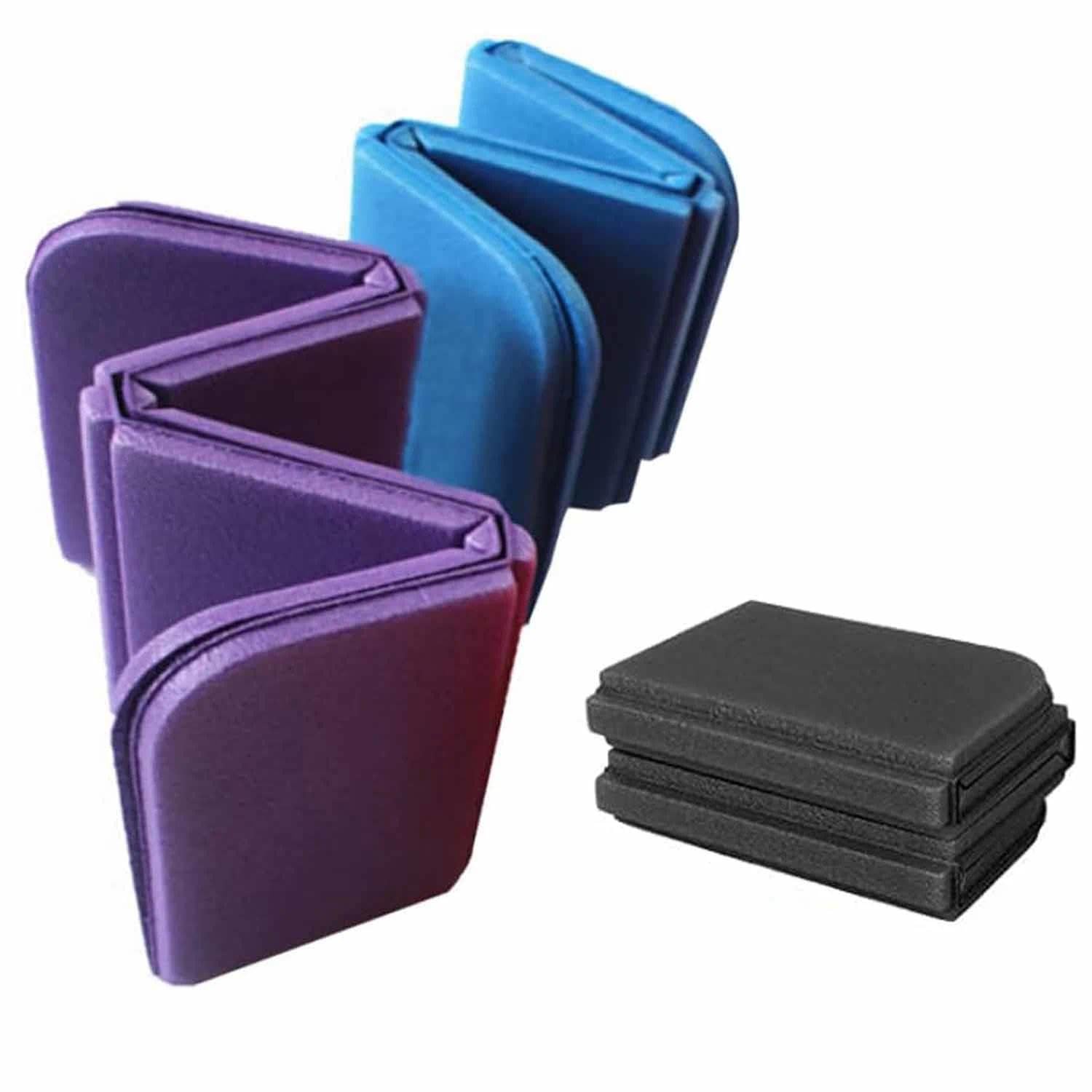 3 Pezzi Cuscino Sedile Pieghevole Isolato, Cuscino Sedile Pieghevole da Esterno, Tappetino Trekking XPE Pieghevole, XPE Cuscino da Esterno, per Campeggio, Picnic Parco ECC (Tre Colori)