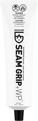 GEAR AID Seam Grip WP - Sellador impermeable y adhesivo para tiendas de campaña y tela al aire libre transparente