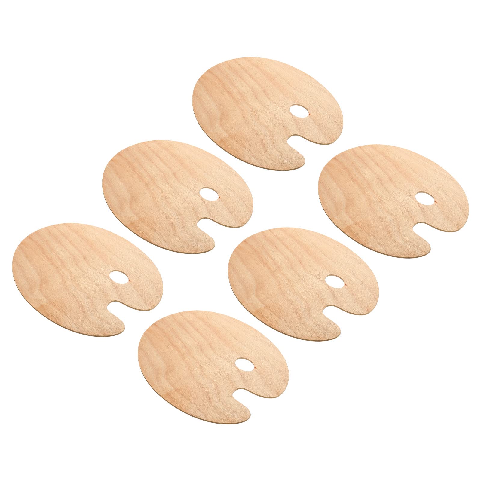 PATIKIL 6 Paquet 9" x 12" Peinture Plateau Pale Bois Couleur