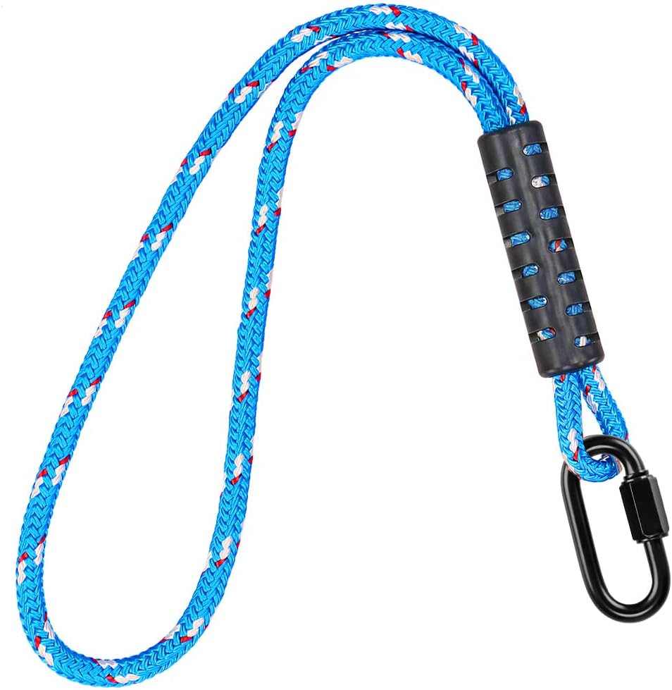 BeneLabel Tree Swing Rope, Hammock Tree Swing Hanging Strap, Heavy Duty Carabiner, for Indoor Outdoor Swing Hammock Playground Set Accessories, 4 ft, 1 Pcs, Blue 7 61snCEmIzsL. AC SL1000