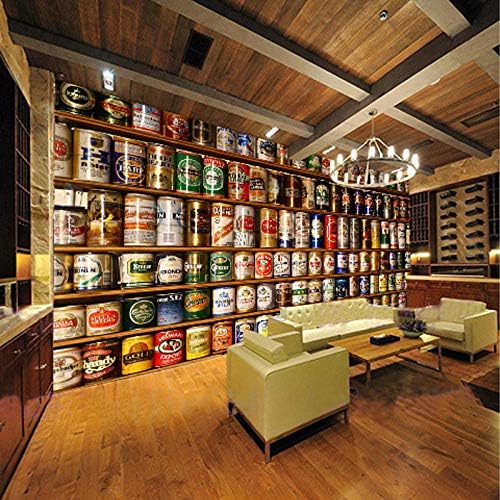 Amazon | カスタム写真壁紙 3D ビール 大型 壁画 リビングルーム バー KTV ホテル カフェ 背景 壁画 Papel De ...