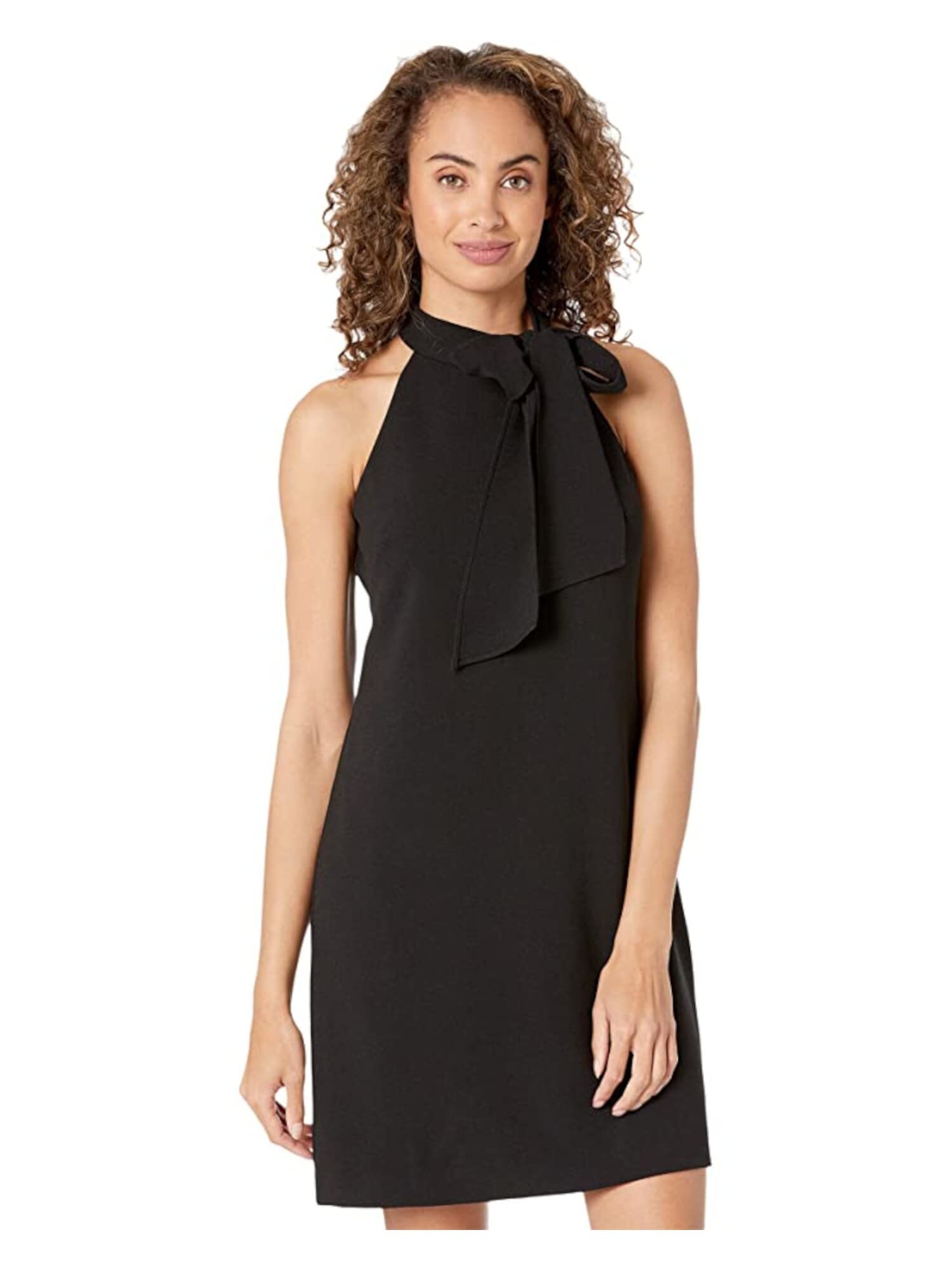 Vince Camuto Women's Halter Bow Neck Dress