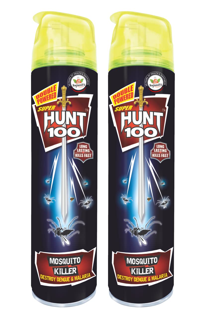 Hunt 100 Kala Double Powered Mosquito and Fly Killer Spray Pack of 2 (B01K453FB6) Amazon Price History, Amazon Price Tracker