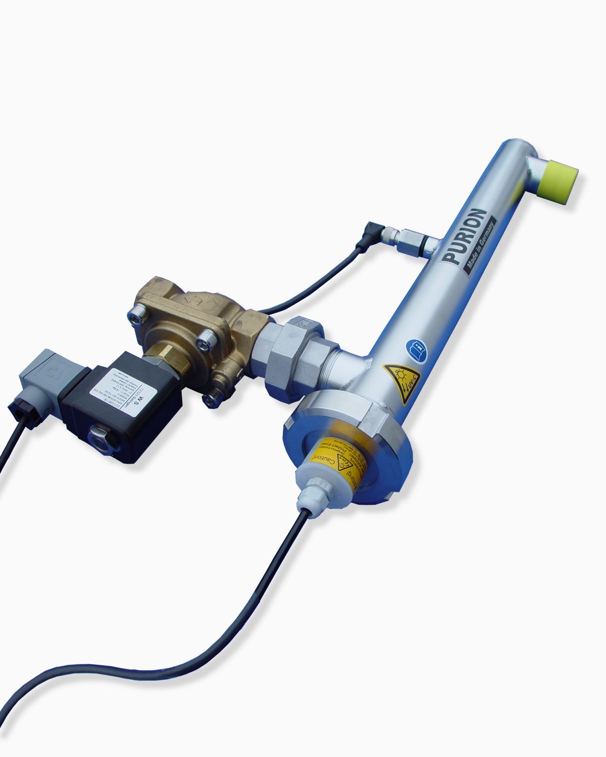 1000 Sichere Trinkwasseraufbereitung UV-Anlage bis 1.000 l/h UV-Anlage (PURION 1000 110-240V mit Ventilsteuerung Sensorik)