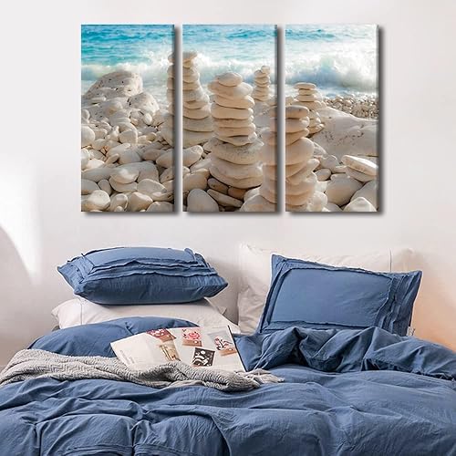 Vista 130 de TUMOVO Wall Art for Living Room Buddha Sculpture Flower Paintings Canvas Wall Art 3 Panel Wall Art Canvas Artwork Wall Decor Large Wall Decor Canvas