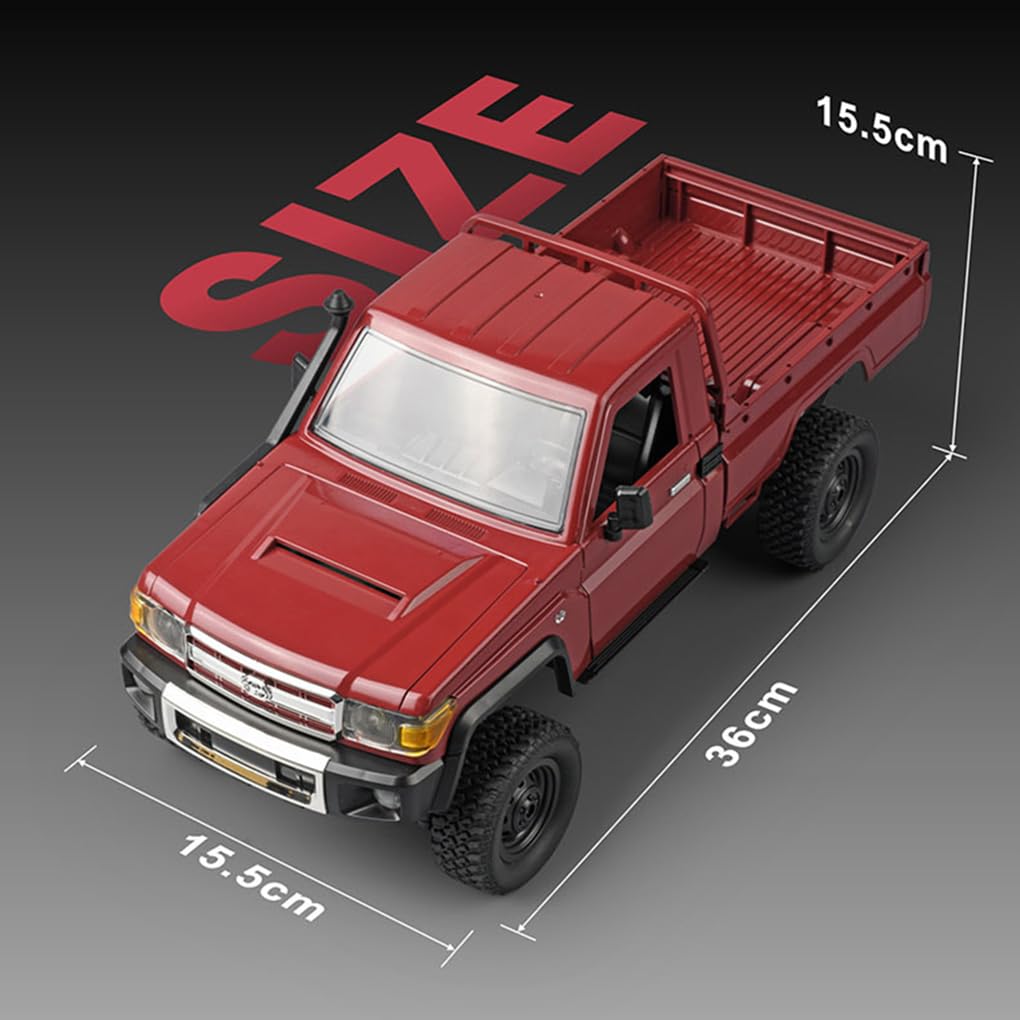 Komplette Auto 1 stücke Kunststoff Für MN82 1/12 Crawler Fernbedienung RC Auto Zubehör Ersatzteile RC Upgrade Teil, Rot