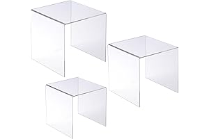 Durable Acrylic Display Risers for Decorative Purposes