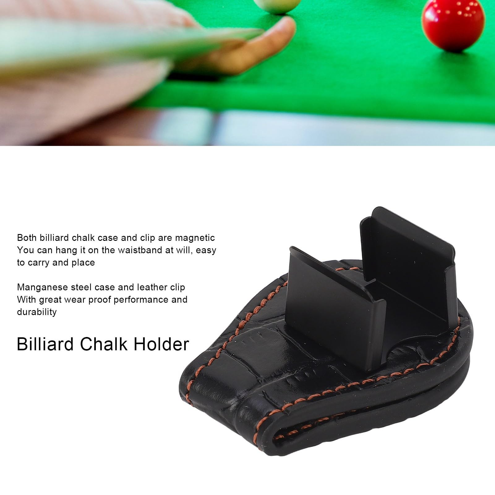 Portagesso Magnetico Per Biliardo Con Clip - Accessorio Pratico Per Snooker E Stecche (Blu) - Foto 10