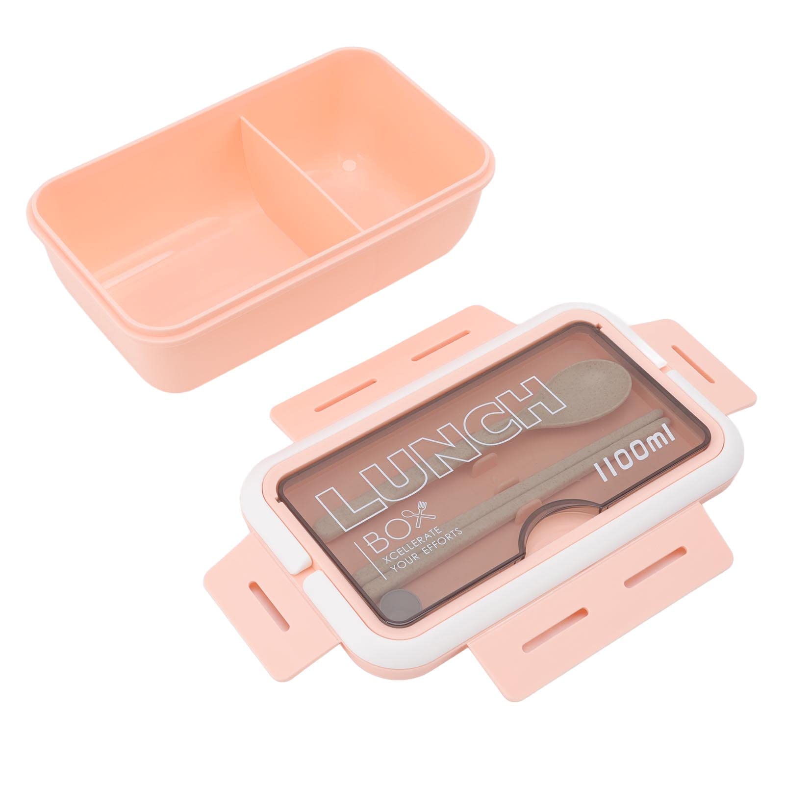 Hcojoul Bento-Lunchbox 1100 Ml Mit Tasche – Auslaufsicher, Inkl. Utensilien & Behälter, Für Büro & Schule