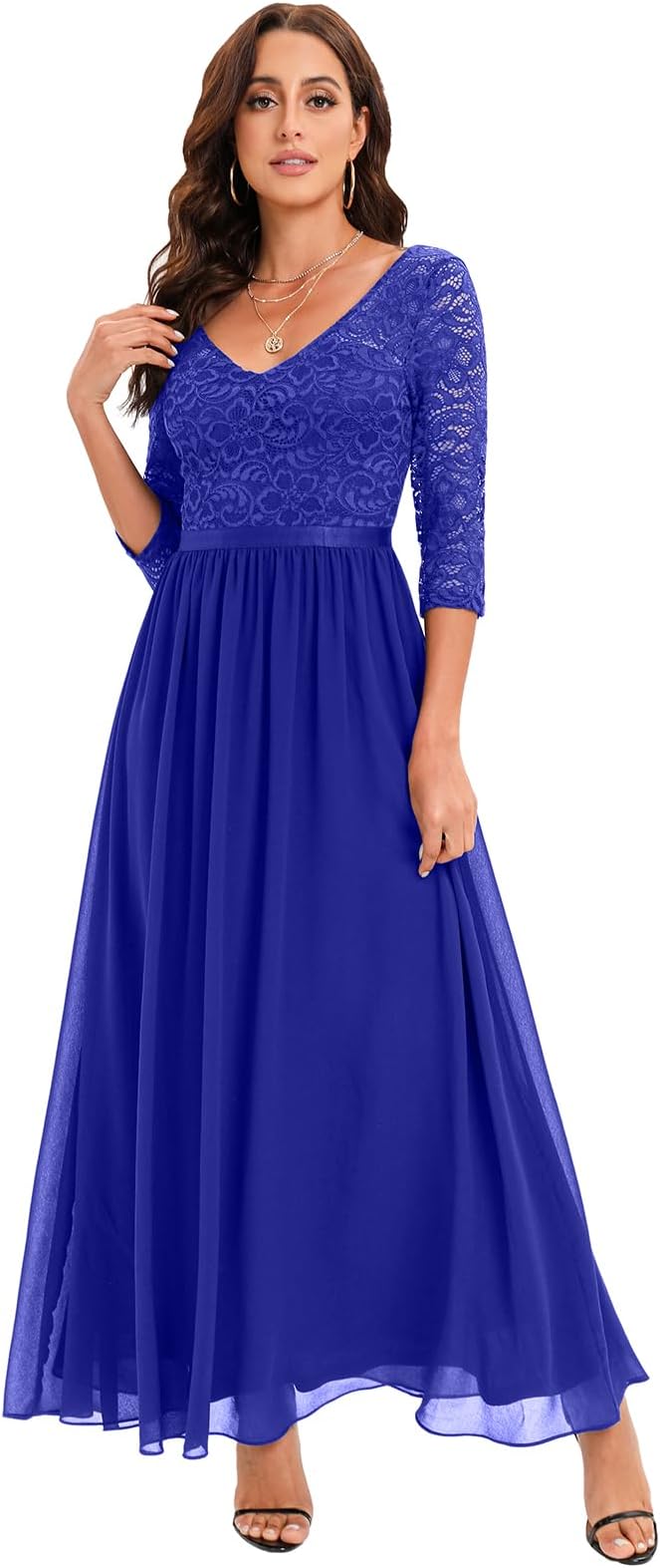 DRESSTELLS Formal Dresses for Women 2024 Wedding Guest Dress Cocktail Dresses Long Prom Dress