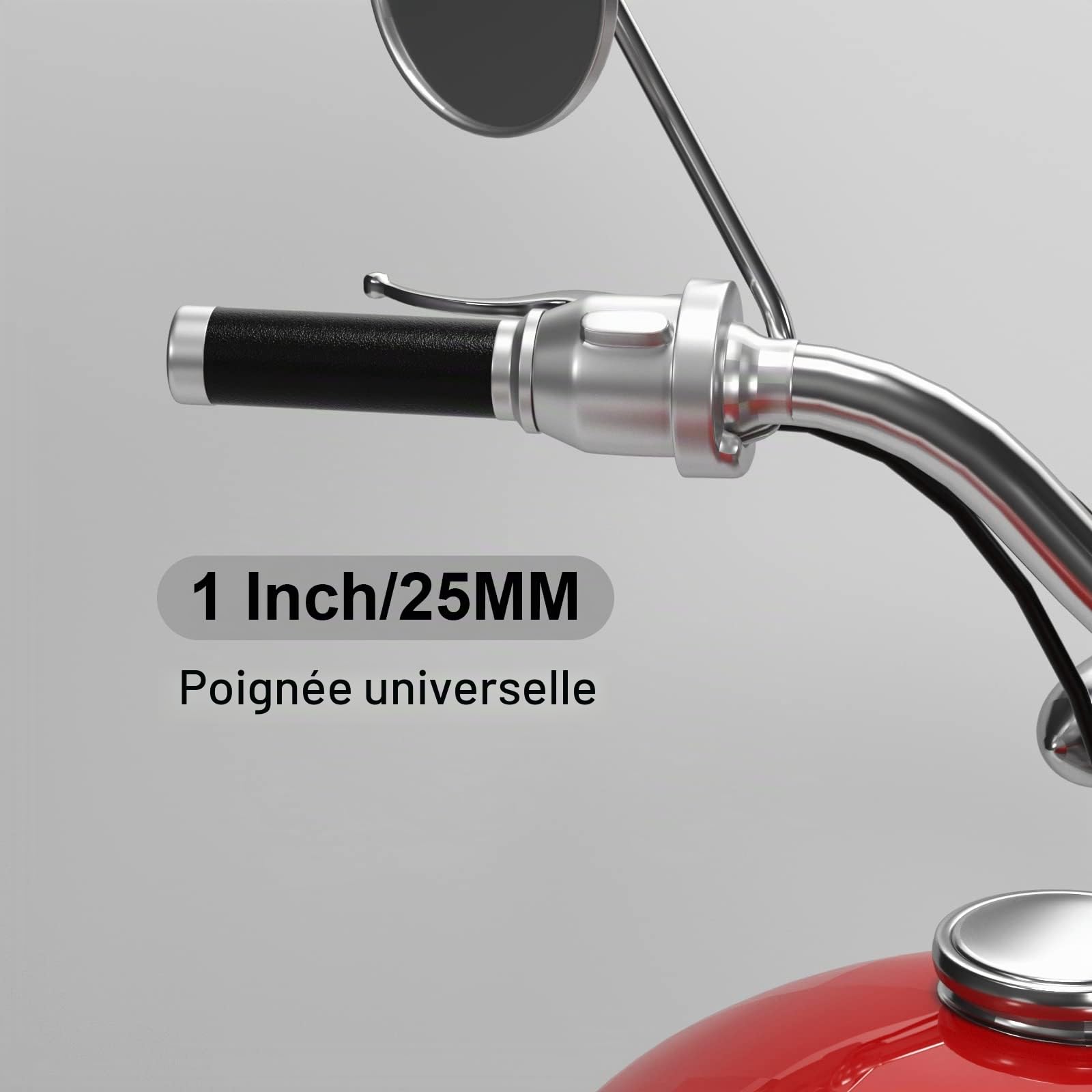 Poignée de Moto 25 mm pour Shadow VT/XVS 400/600/750/1100/1300 Magna