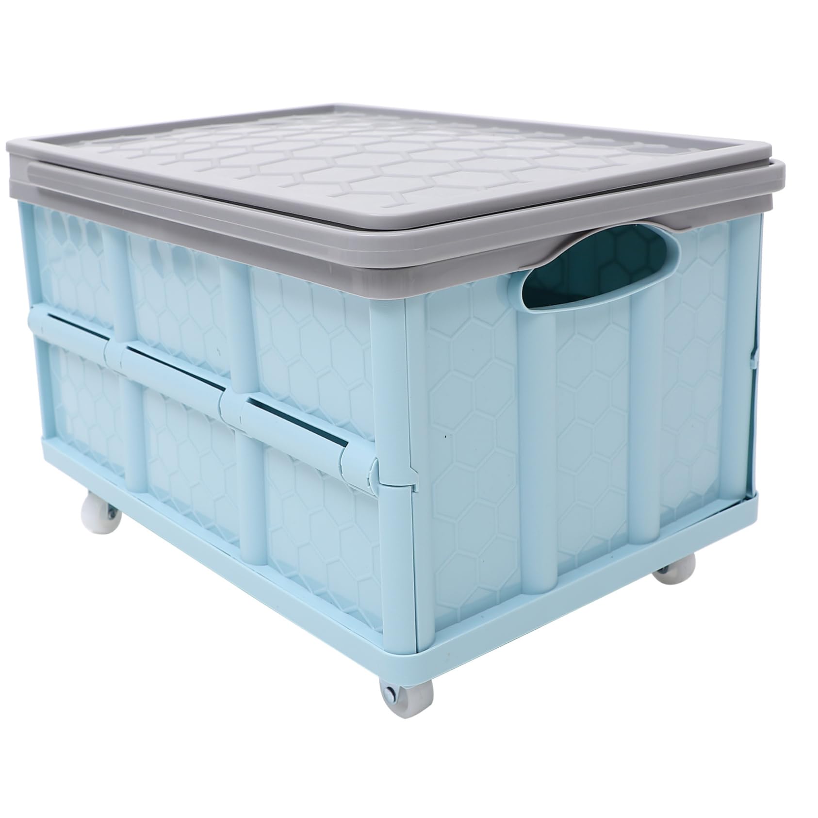 Caisse de stockage spacieuse Cabilock boîte de rangement roulettes grand volume vêtements