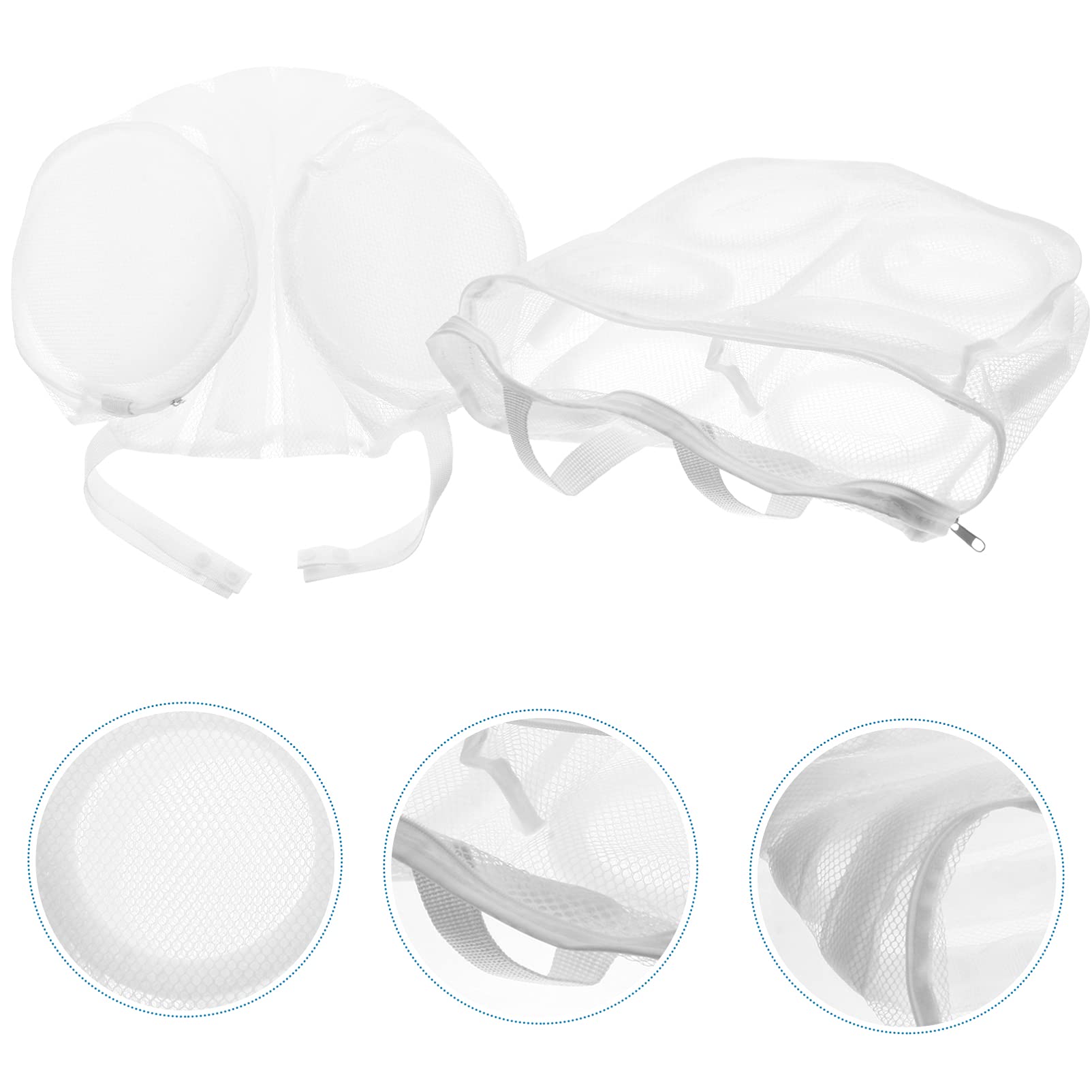 Alipis 6piezas Bolsas De Lavado Para Zapatos Funda De Malla Para Lavadora Organizador De Calzado y Almacenamiento Protección Para Zapatillas y Ropa Delicada