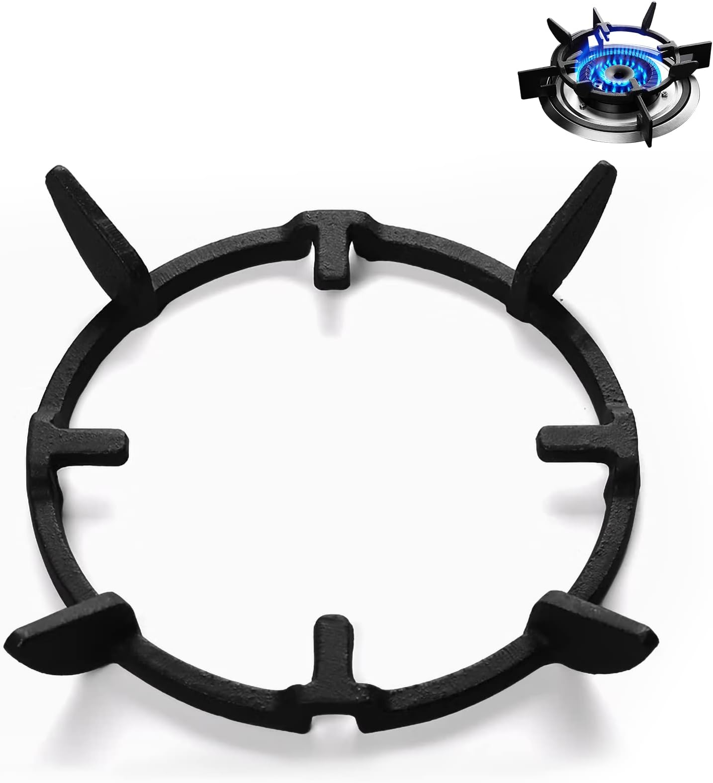 BLACK CAST IRON WOK STAND FOR GAS HOBS WOK SUPPORT STAND Amazon.co.uk