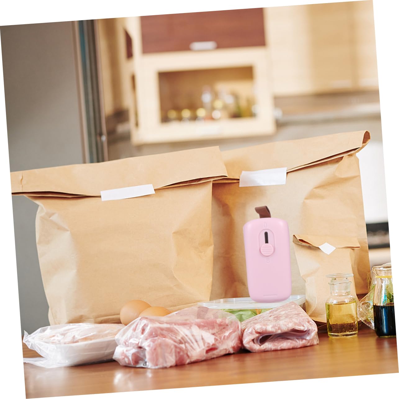 CIYODO Mini Vacuum Sealer Machine for Food Storage Portable Sealer Sliding Cover Without Battery