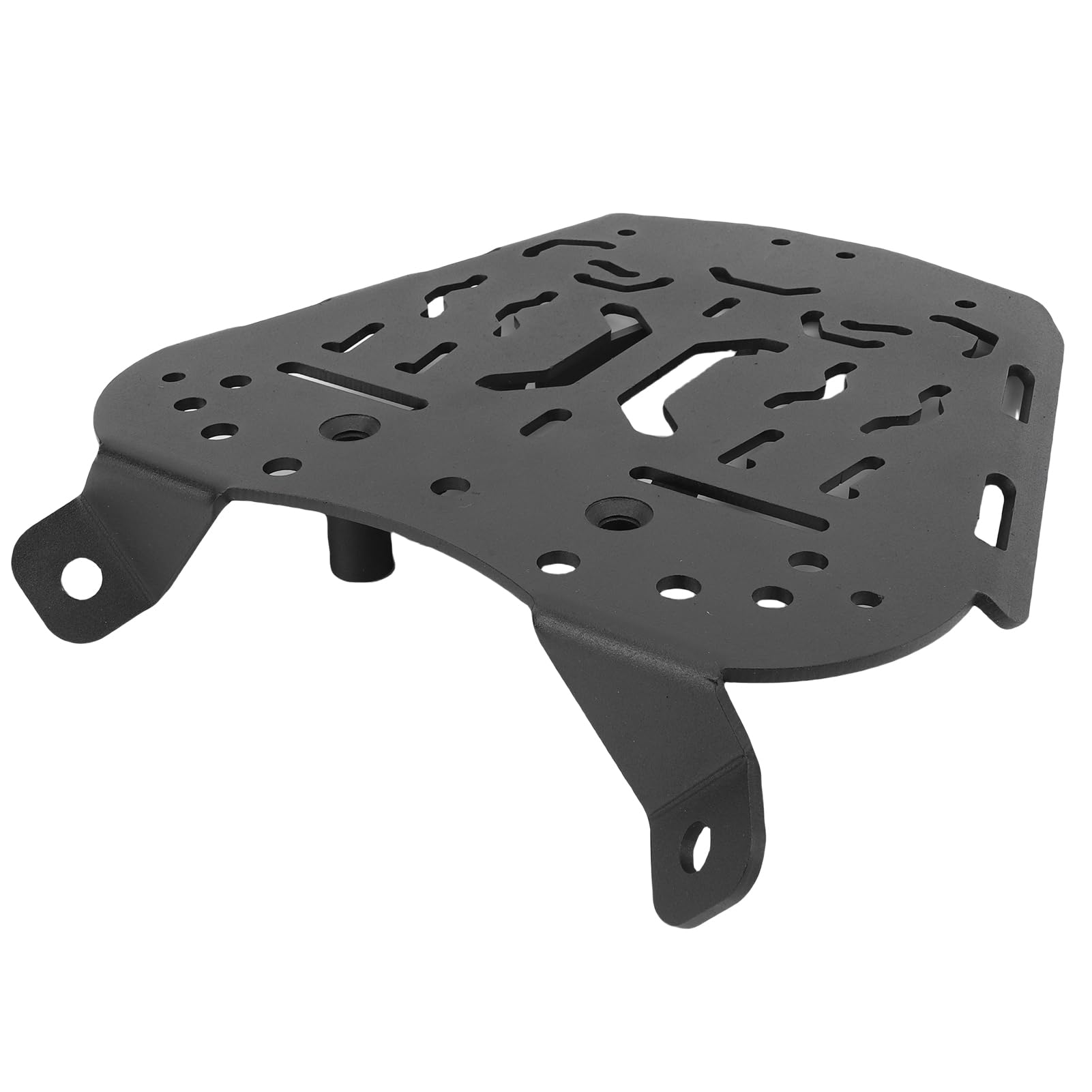 Ausla Piastra Posteriore per Scatola di Coda di Motociclette, Staffa Portapacchi in Acciaio Al Carbonio, Piastra di Montaggio per Top Case per ZONTES 368G 501G