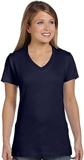 Hanes Women’s Perfect-T Short Sleeve V-Neck T-Shirt