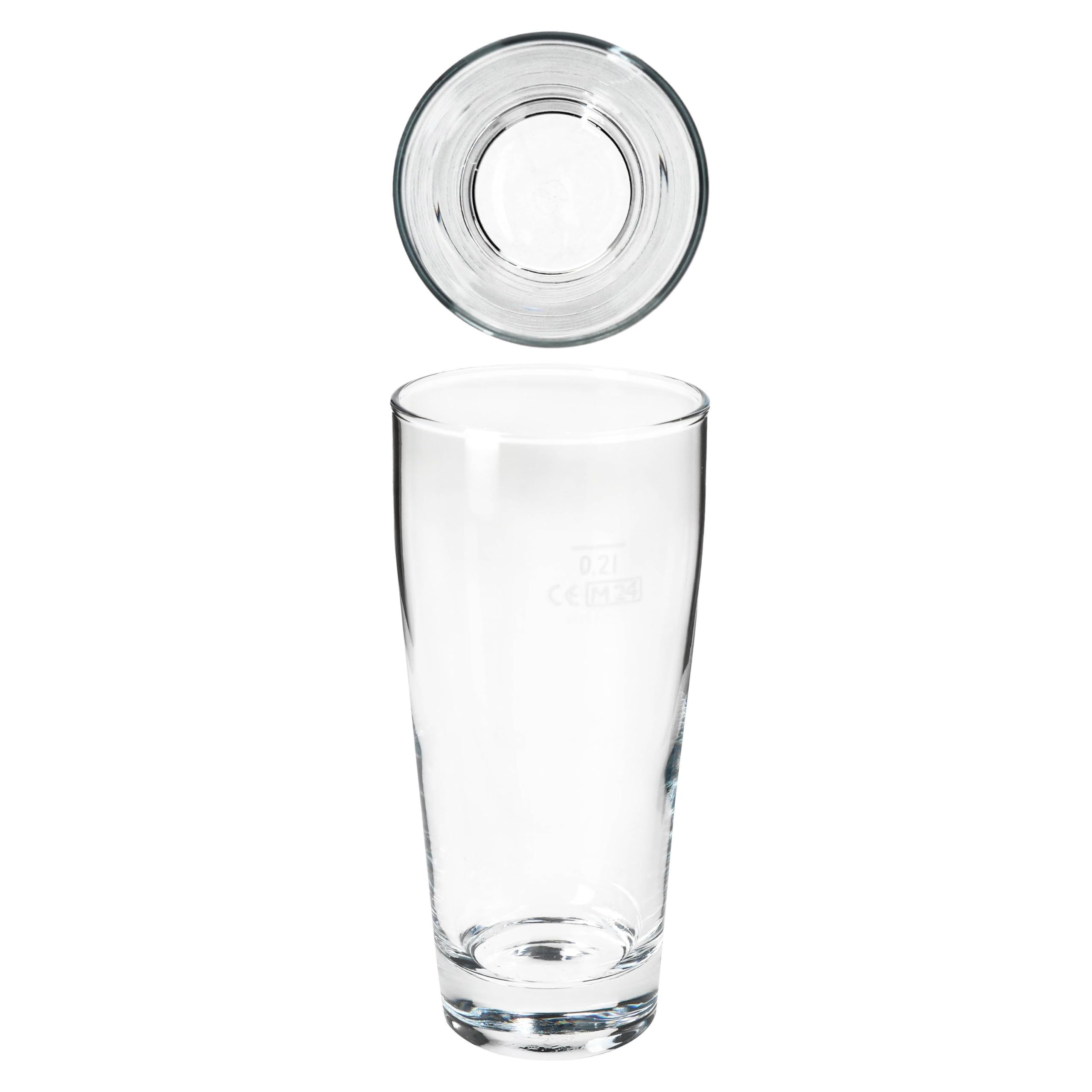 MamboCat 96er Set Willibecher 0,2 L geeicht I Biergläser aus klarem Glas mit Eichstrich I Trinkgläser für Bier, Wasser, Cocktails & Softgetränke ideal für Gastro, Bars & Restaurants