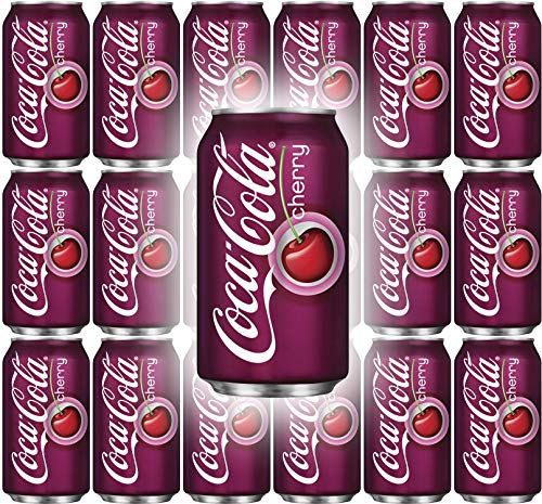 Coke Cherry Flavor, 12 Oz Can (Pack of 18, Total of 216 Fl Oz)