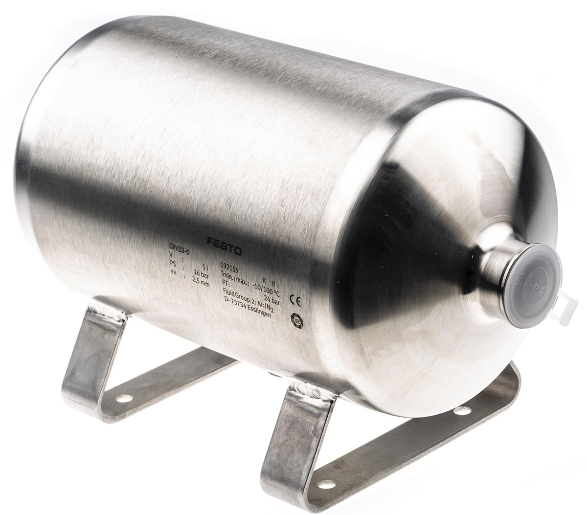 CRVZS-5 (192159) Druckluftspeicher Volumen:5 L Einbaulage:Kondensatablass nach unten