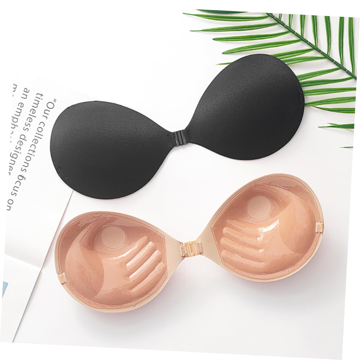 LIFKOME 3 Juegos 2 Piezas Pegatinas de wedding dress seamless bra sujetador sin tirantes sujetador adhesivo invisible sujetador de para el vestido sujetador de