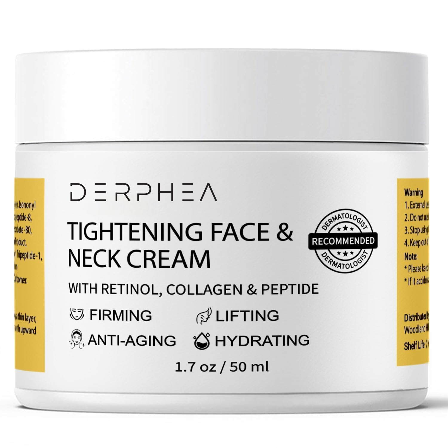 Neck Tightening Cream, Neck Firming Cream For Tightening and Firming, Fine lines, Loose & Sagging On Face, Decollete & Other Skin Areas – 1.7 OZ Neck Tightening Cream, Neck Firming Cream For Tightening and Firming, Fine lines, Loose & Sagging On Face, Decollete & Other Skin Areas – 1.7 OZ