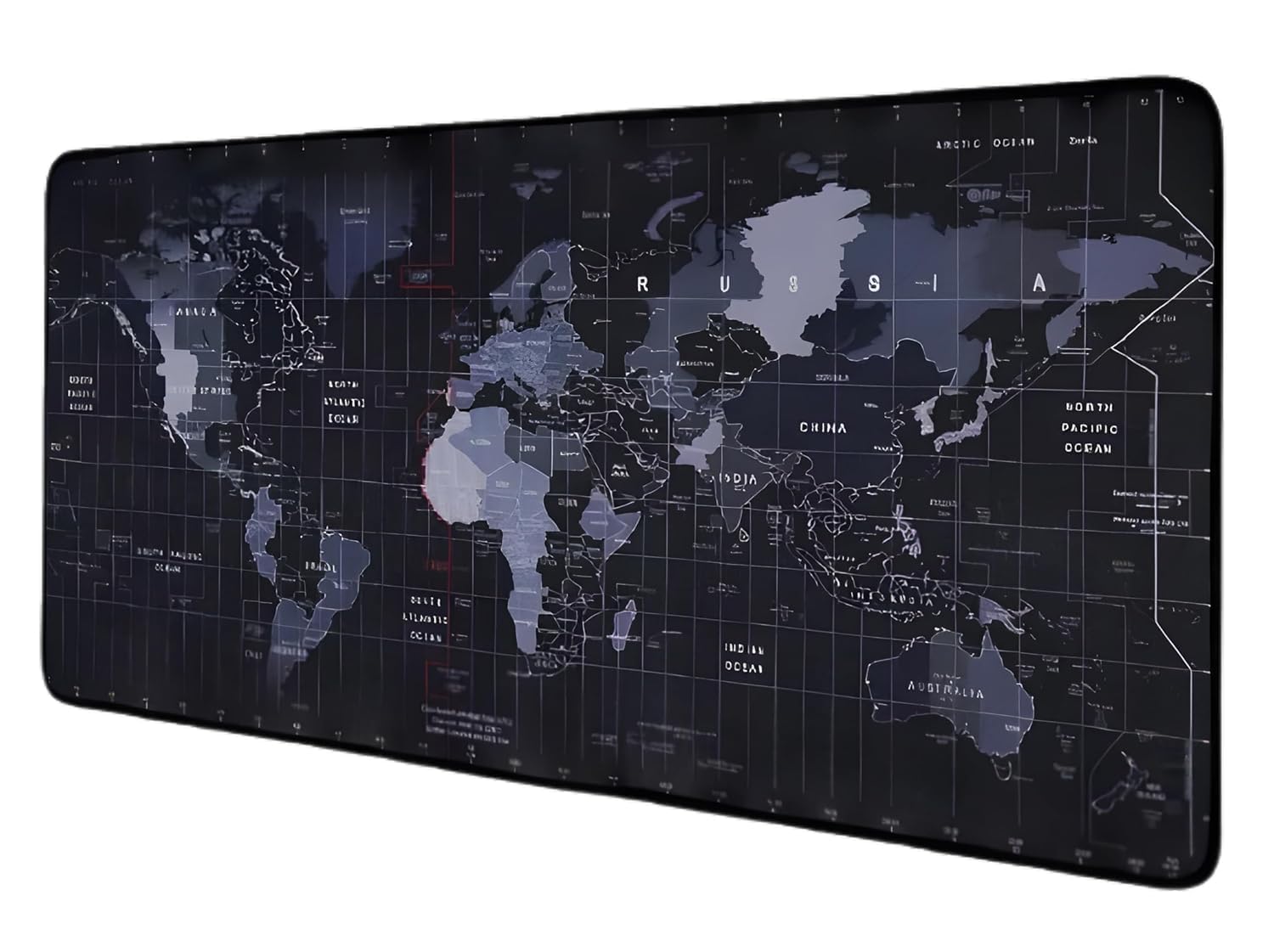 Ceridwen World Map Anti-Slip Extended Desk Mat Gaming Rubber Stitched Mouse Pad for Laptop and Computer (Black (World Map, 90 x 40 CM)) (B0CXDJCVMR) Amazon Price History, Amazon Price Tracker