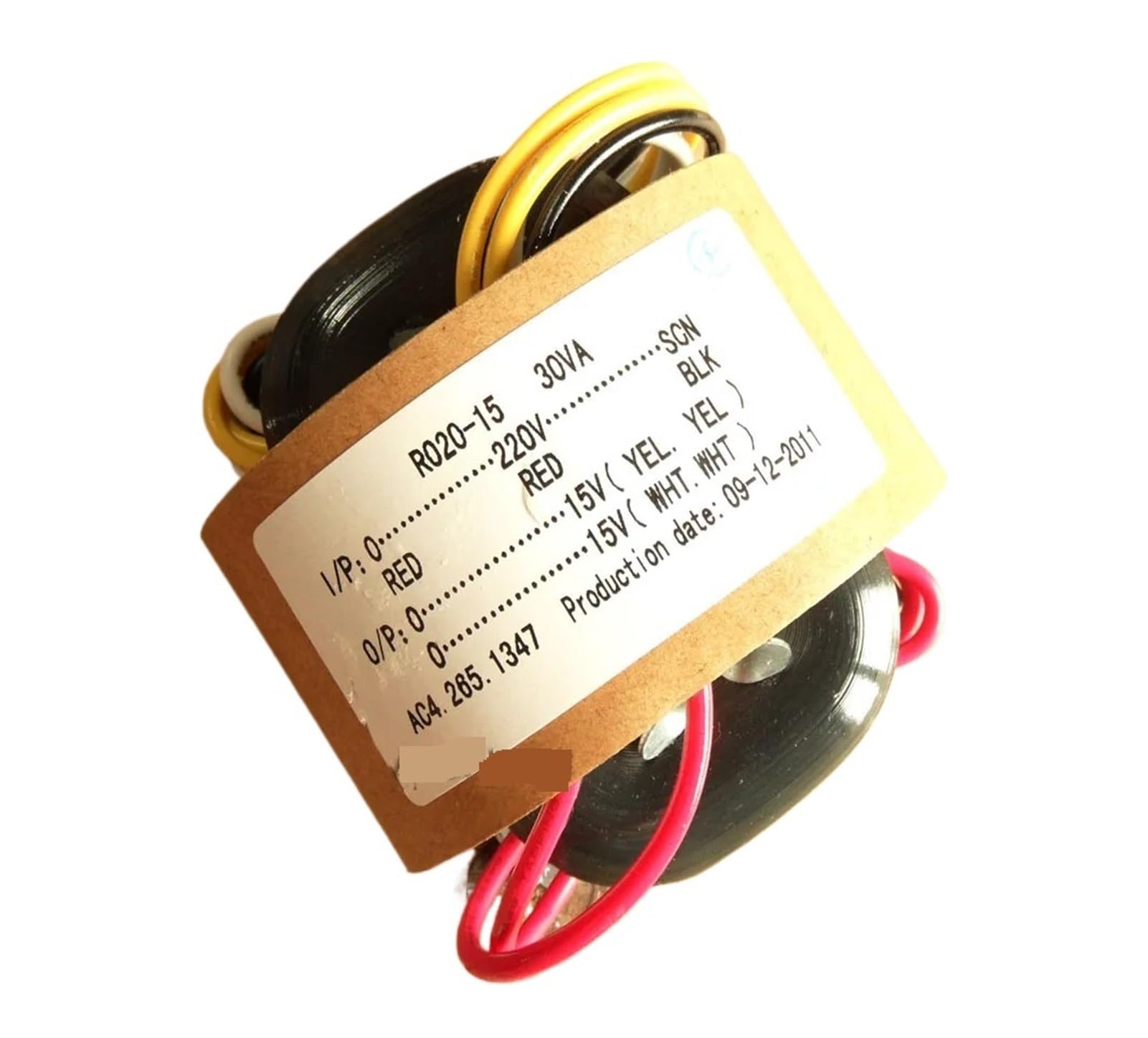 VARNOK Trasformatore di Tipo R Trasformatore R-Core 220V 30W 15V+15V for preamplificatori amplificatori Audio AMP DAC R Core