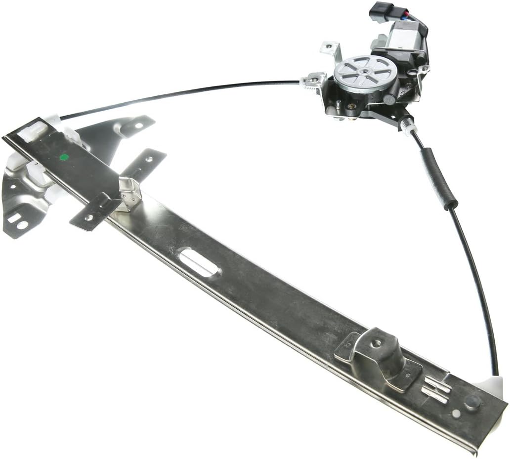 YHTAUTO Front Passenger Side Power Window Regulator With 2-Pin Motor Assembly for Chevy Impala 2000-2005 Sedan