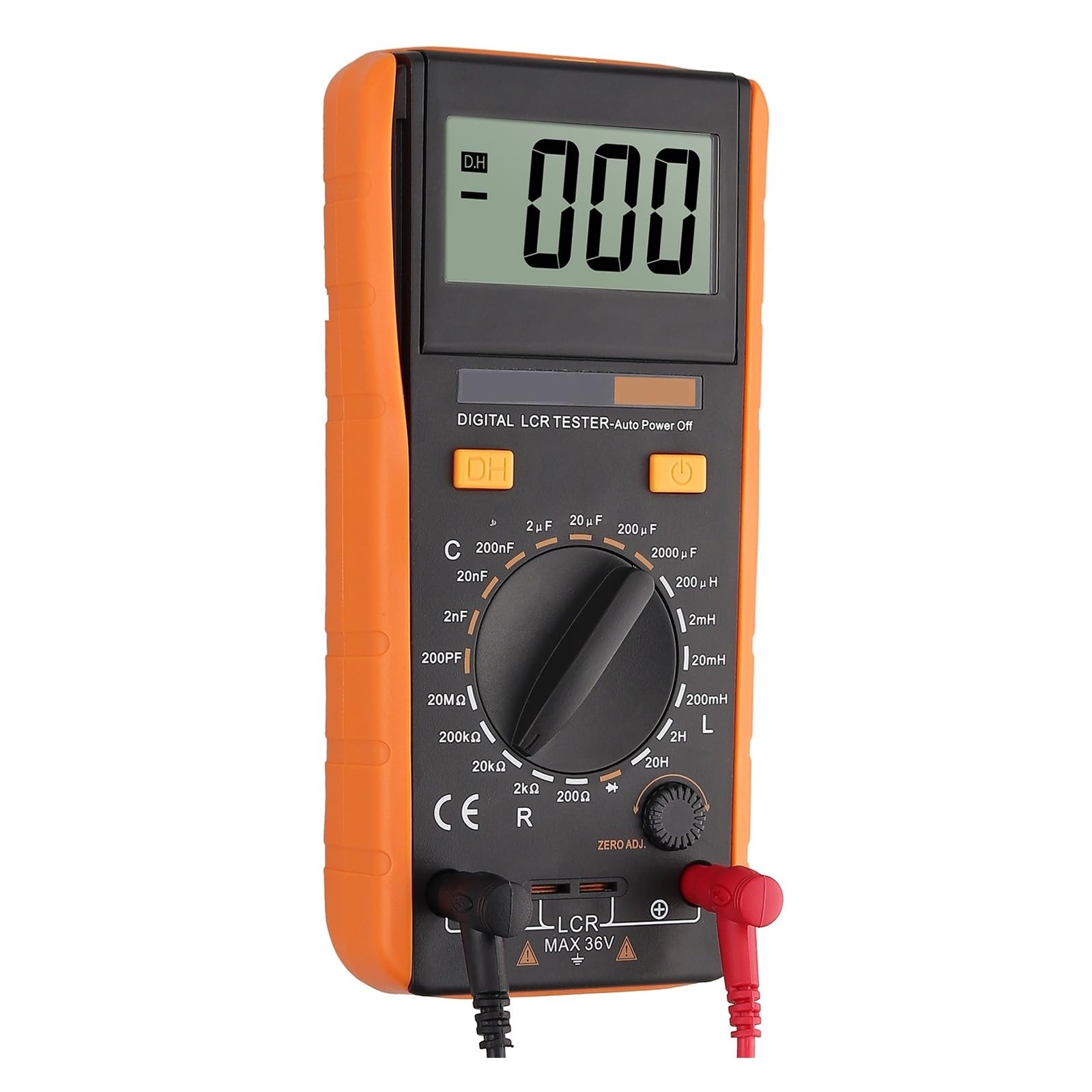 Cyfrowy Miernik Miernika LCR Multimetr Tester Do Pomiaru Indukcyjności Rezystancji Pojemnościowej Z Wyświetlaczem LCD Over-range