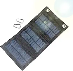 Carregador solar dobrável de 4,5 W 5 V com porta USB Painel solar portátil à prova d'água Carregador de telefone de energia solar compacto para tablet, laptop, celulares, acampamento, caminhada, via
