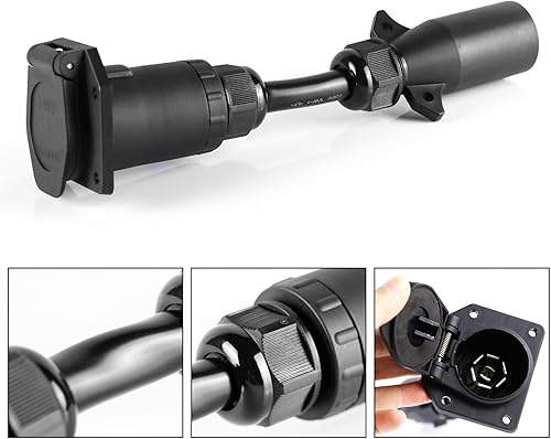 Miniatura 2 de Adaptador de conector de 7 vías con interruptor de alimentación Reemplazar 2021132201 Sistema de adaptador de cámara Adaptador de 7 pines para