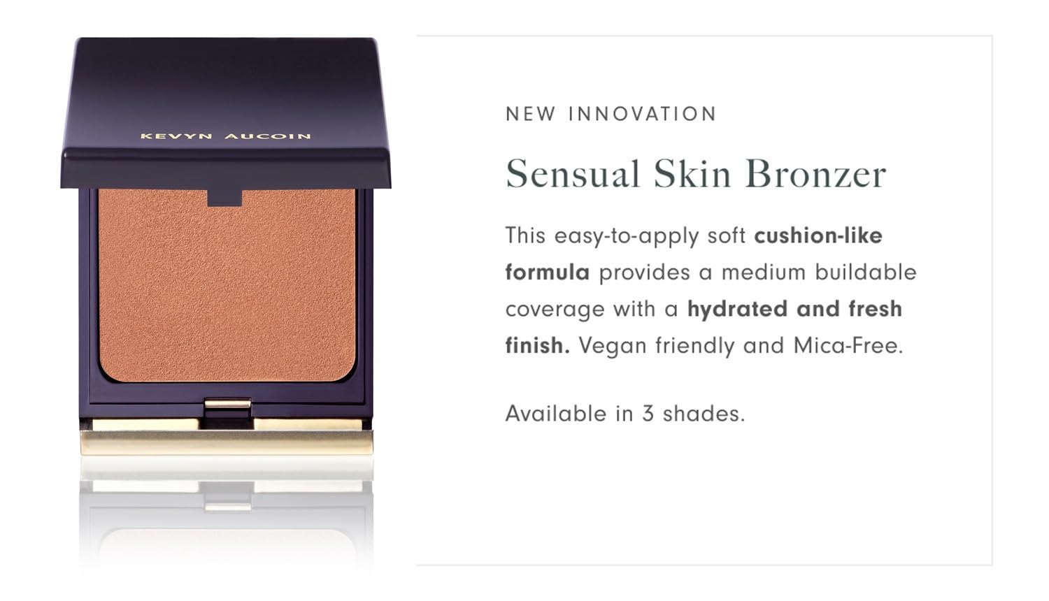 Kevyn Aucoin Sensual Skin Bronzer, Golden Hour - Medium (Balanced Bronze für mittlere bis hellbraune Hauttöne): erhalten Sie einen sonnengeküssten Glow Creme-zu-Puder-Formel Verwischen Sie Textur