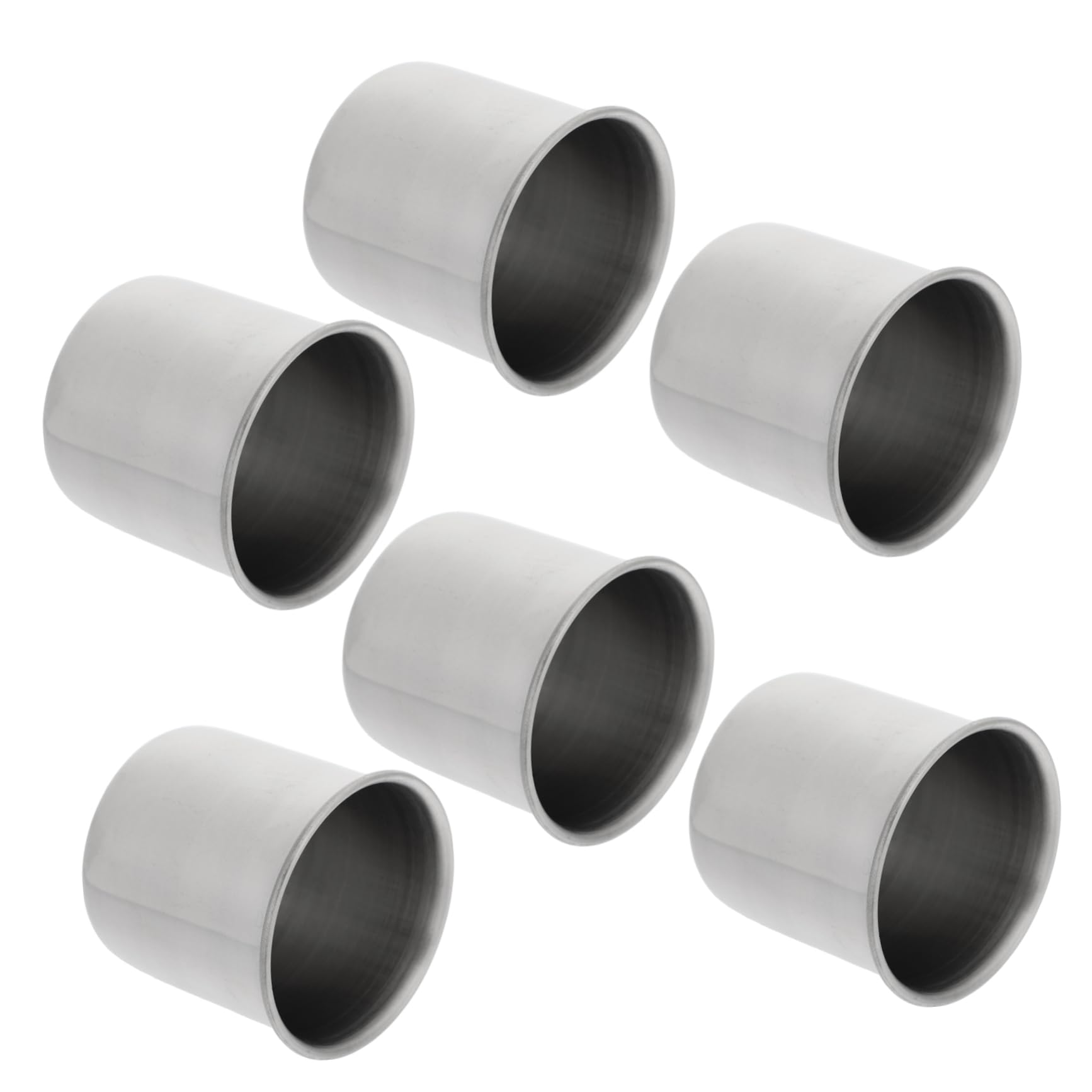 Cabilock 50ml Stainless Steel Medicine Cups 6pcs Measurement Cups for Home Restaurant Lab Use