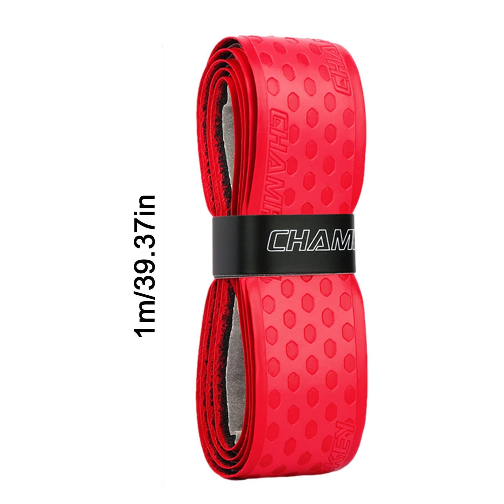 Surgrip de Raquette de Tennis de Badminton,1 m Absorbe la Sueur Poignée de Tennis, poignée de Raquette - Bande Anti-Transpiration antidérapante, surgrip antidérapant pour, Baguettes