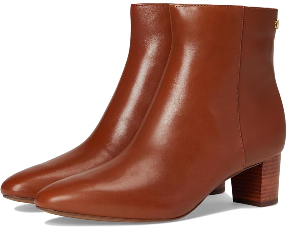 Lauren Ralph Lauren Demi Calfskin Booties - Pair View